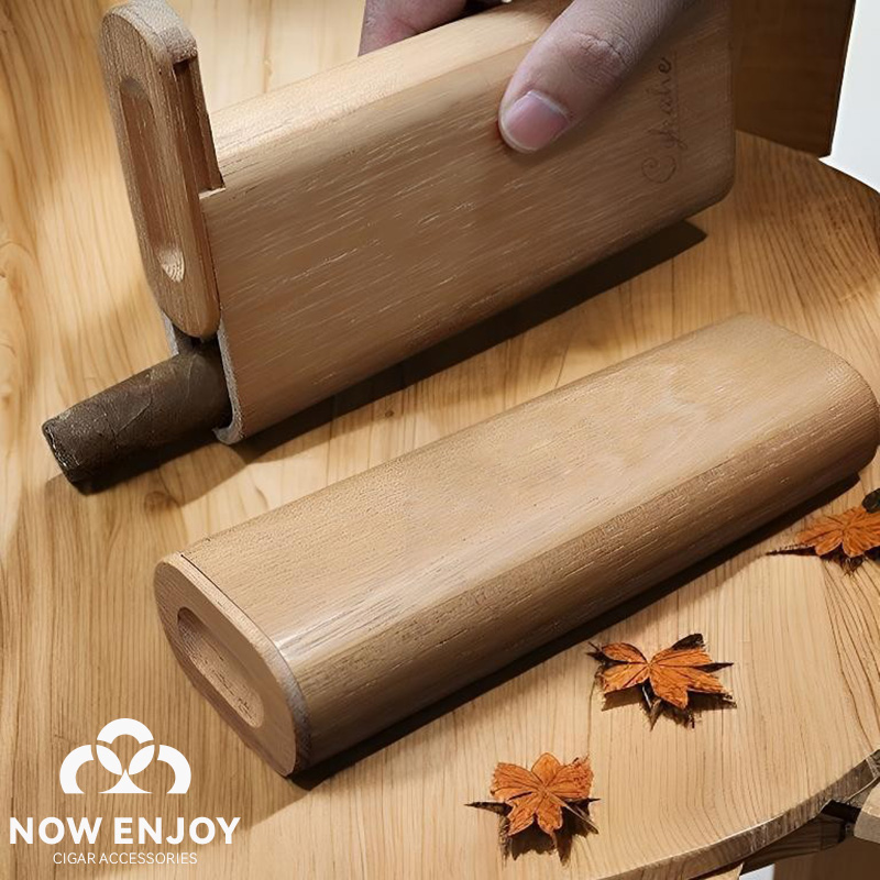 Portable Cigar Case Natural Ce - Travel Accessories Case 评论和价格