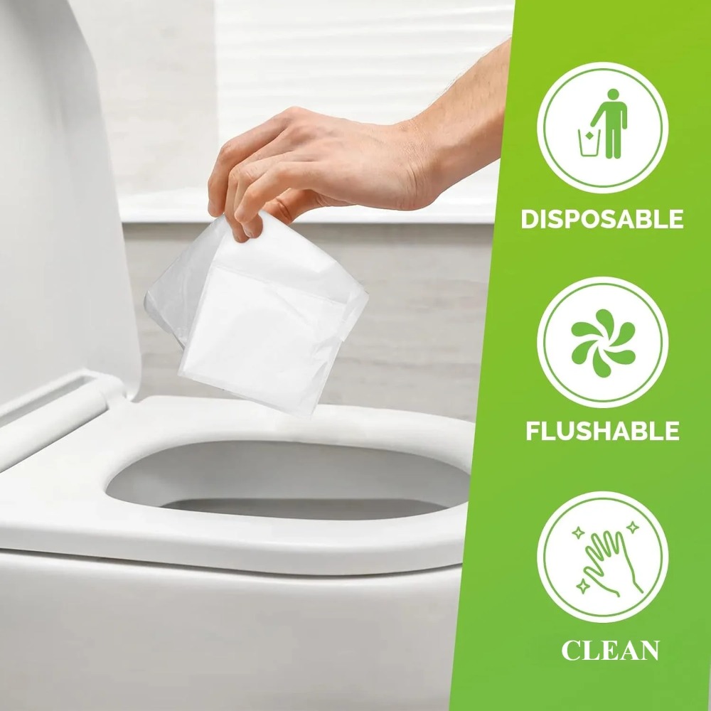 20/50Pcs Disposable Flushable  - Travel Accessories Gadget 评论和价格