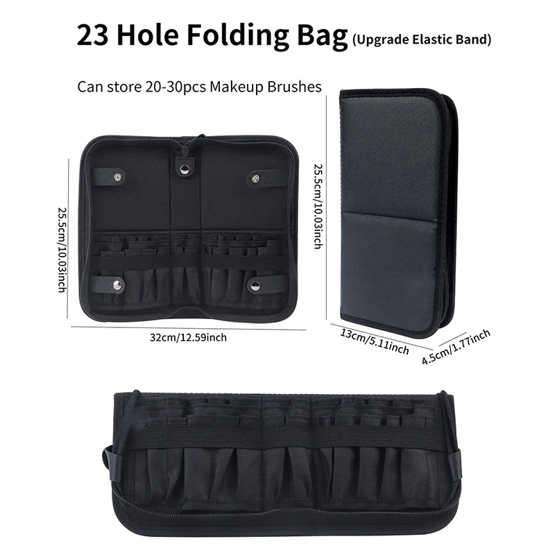 29/23 Holes Foldable Makeup Br - Travel Accessories Organizer Case 评论和价格