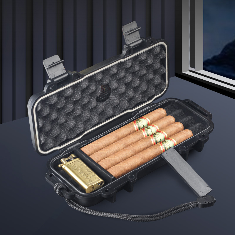 Portable Cigar Humidor With Hu - Travel Accessories Gifts For Men 评论和价格