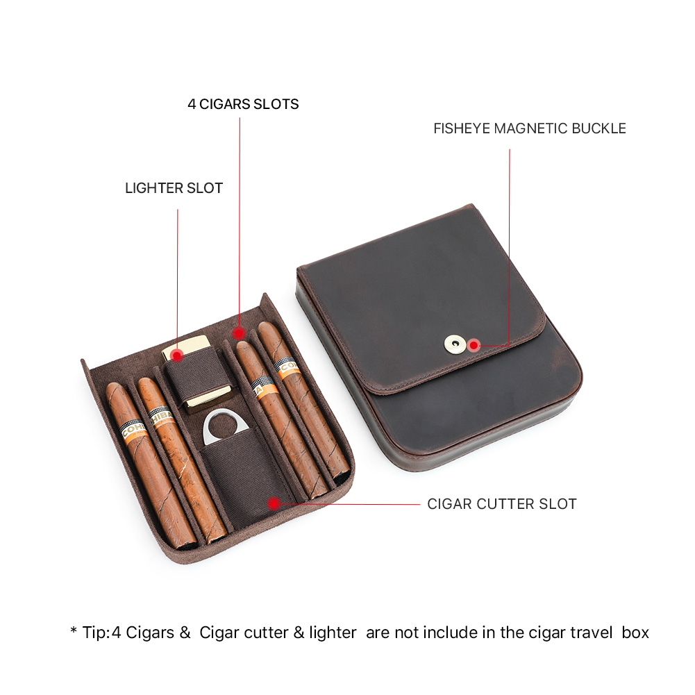 CONTACT'S FAMILY Genuine Leath - Travel Accessories Case 评论和价格