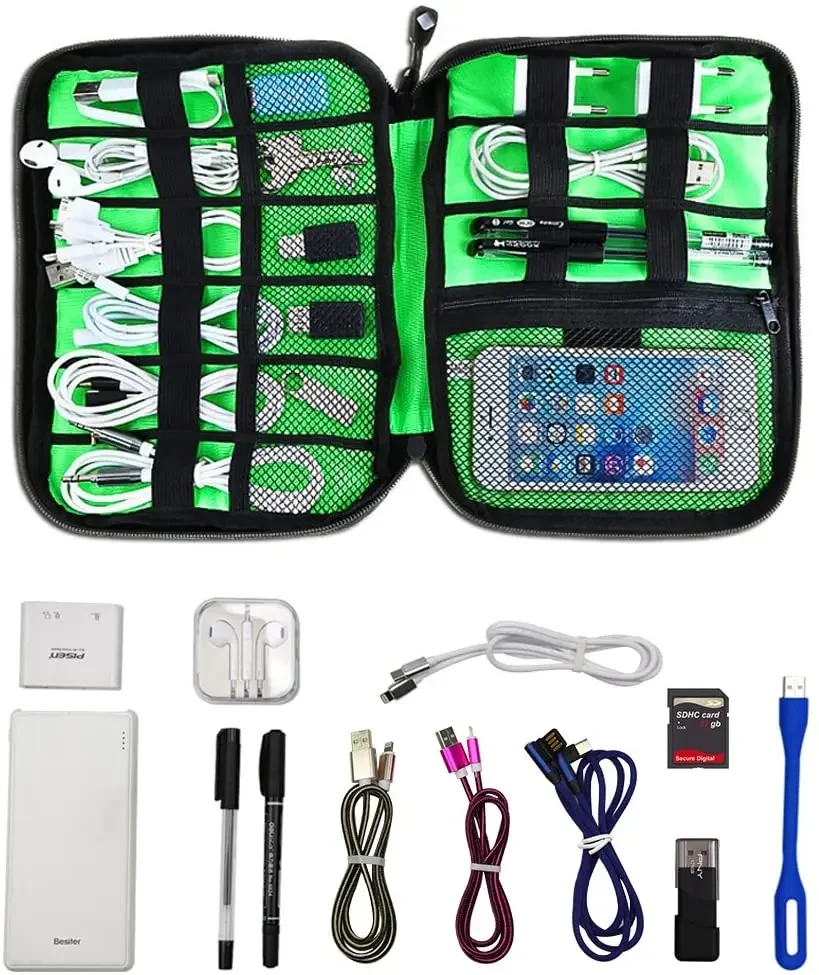 Cable Organizer Storage Bags S - Travel Accessories Case 评论和价格