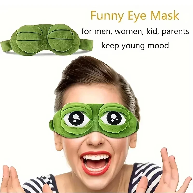 Frog Shaped Eye Mask Party Gam - Travel Accessories Gadget 评论和价格