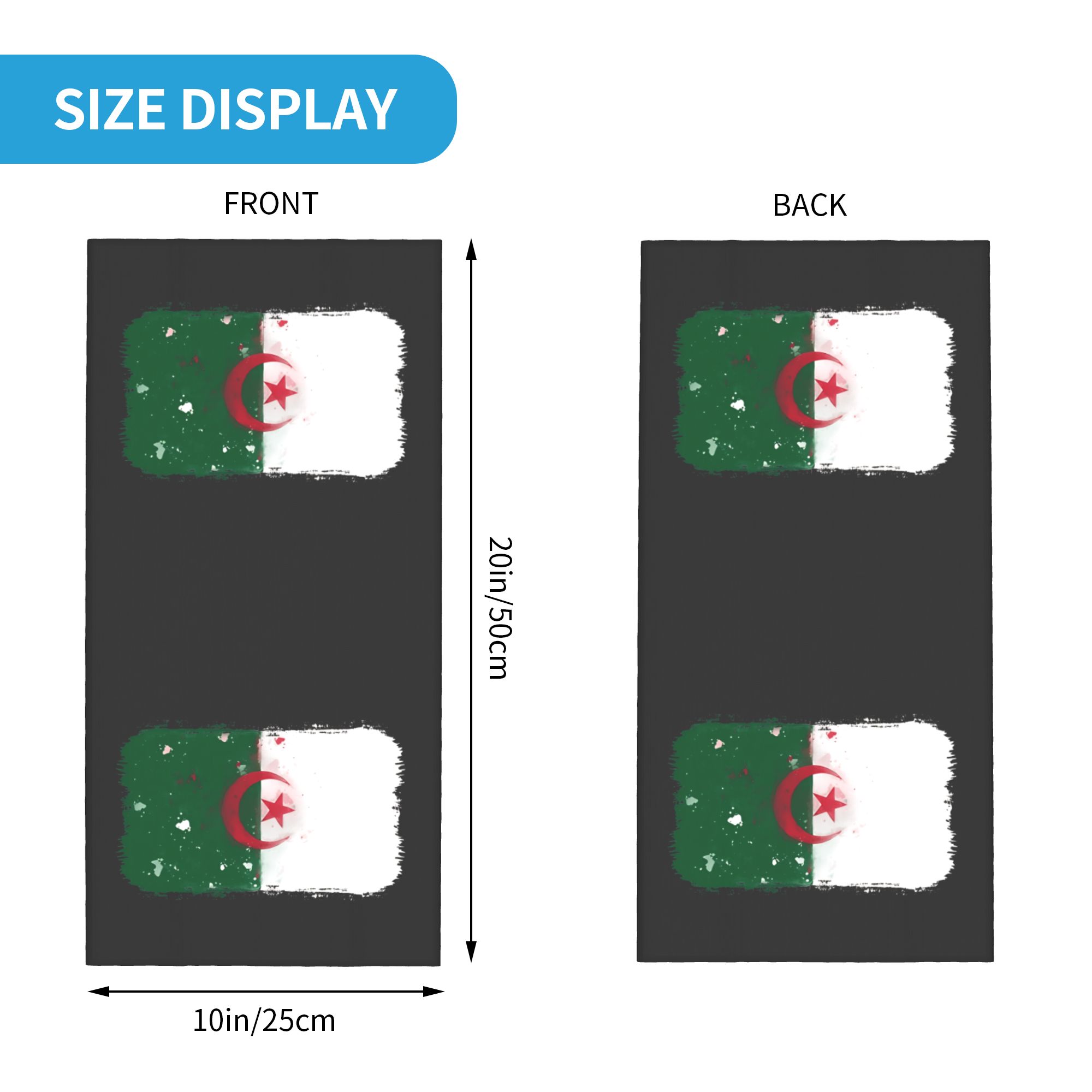 Flag of Algeria Bandana  Retro - Travel Accessories Neck 评论和价格