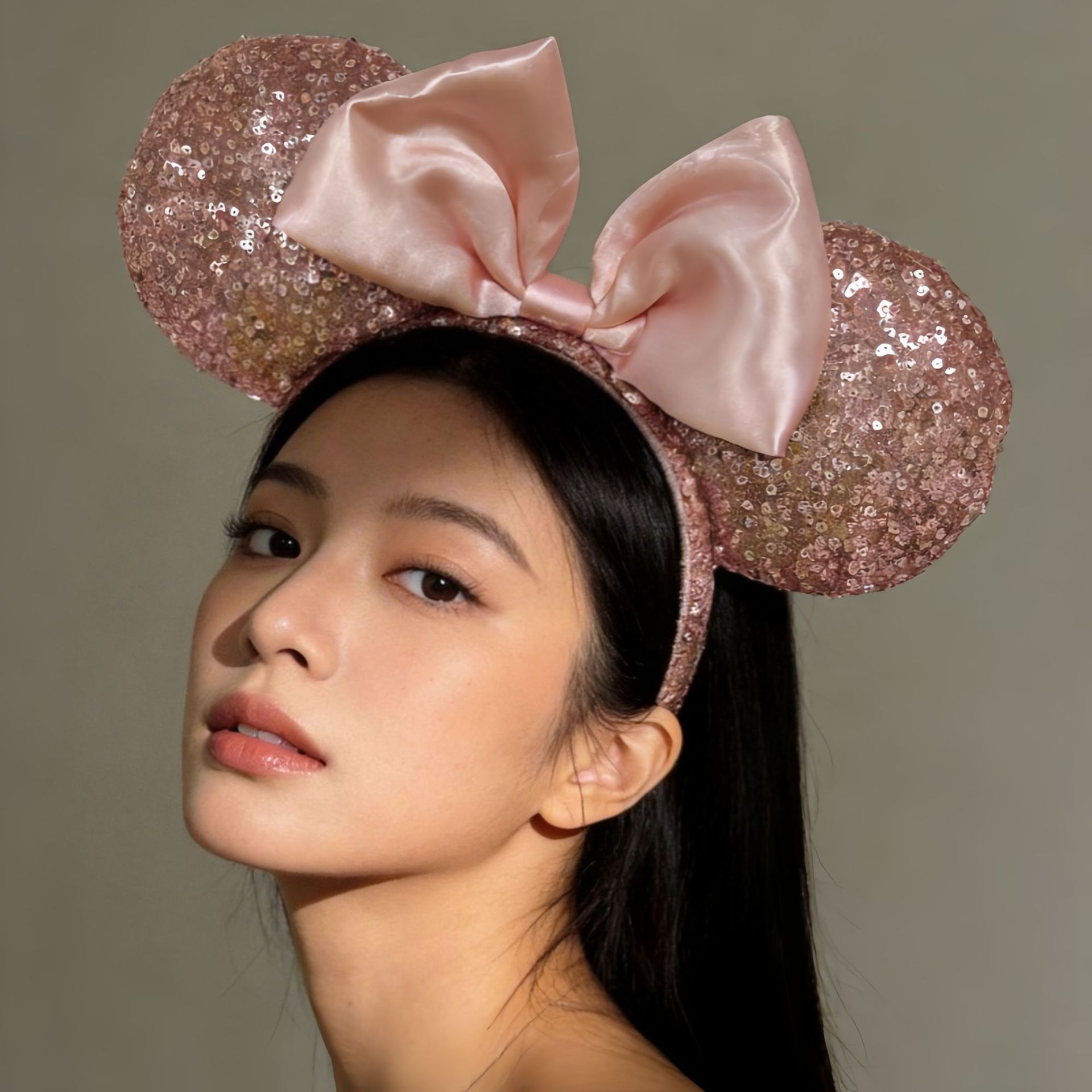 Champagne Mouse Headband Bow H - Travel Accessories Disney 评论和价格
