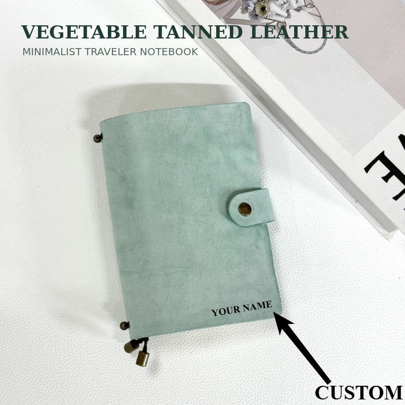 Vegetable Tanned Leather Women - Travel Notebook Journal 评论和价格